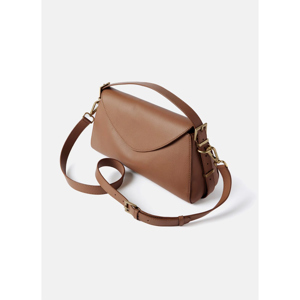Mint Velvet Tan Leather Shoulder Bag